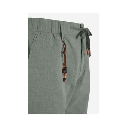 Chic Green Cargo Bermuda Shorts