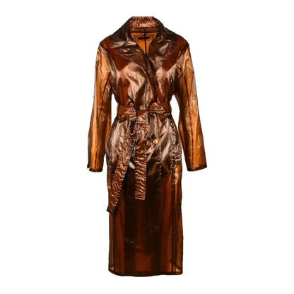 Elegant Copper Toned Trench Coat