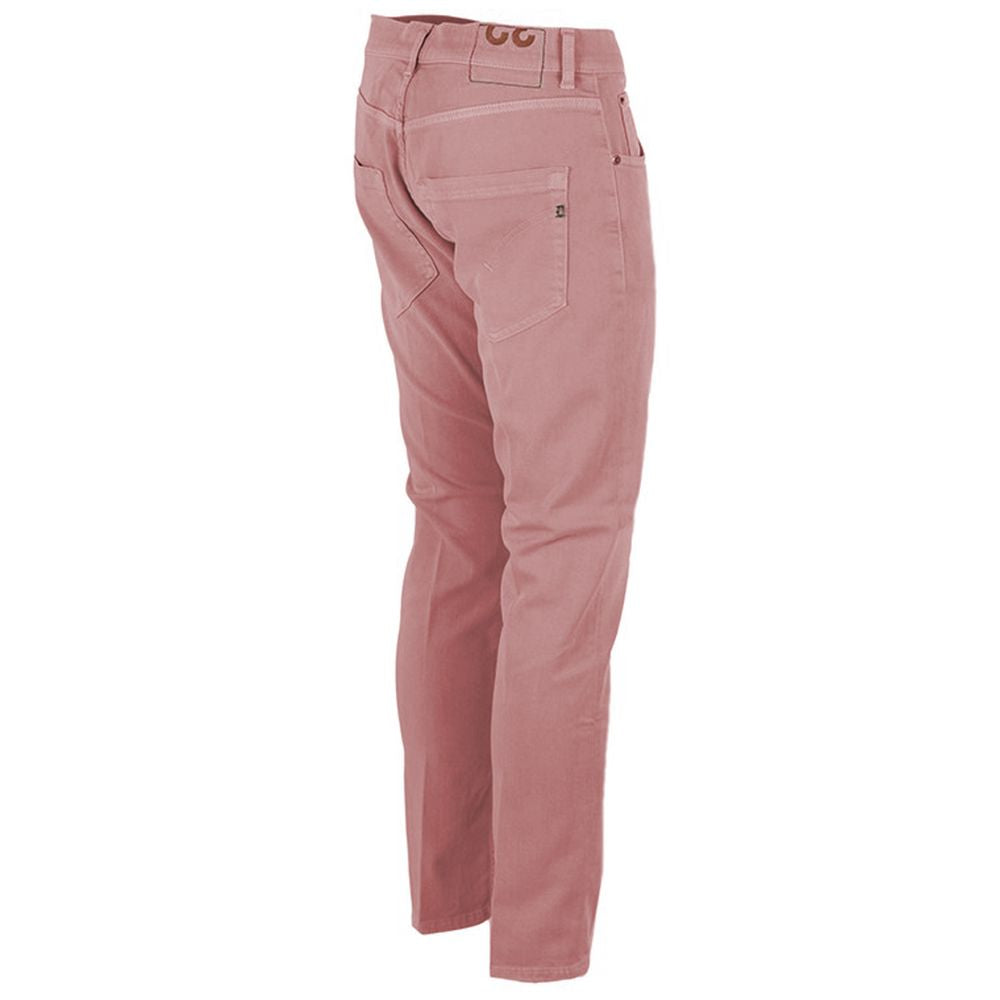 Pink Cotton Jeans & Pant