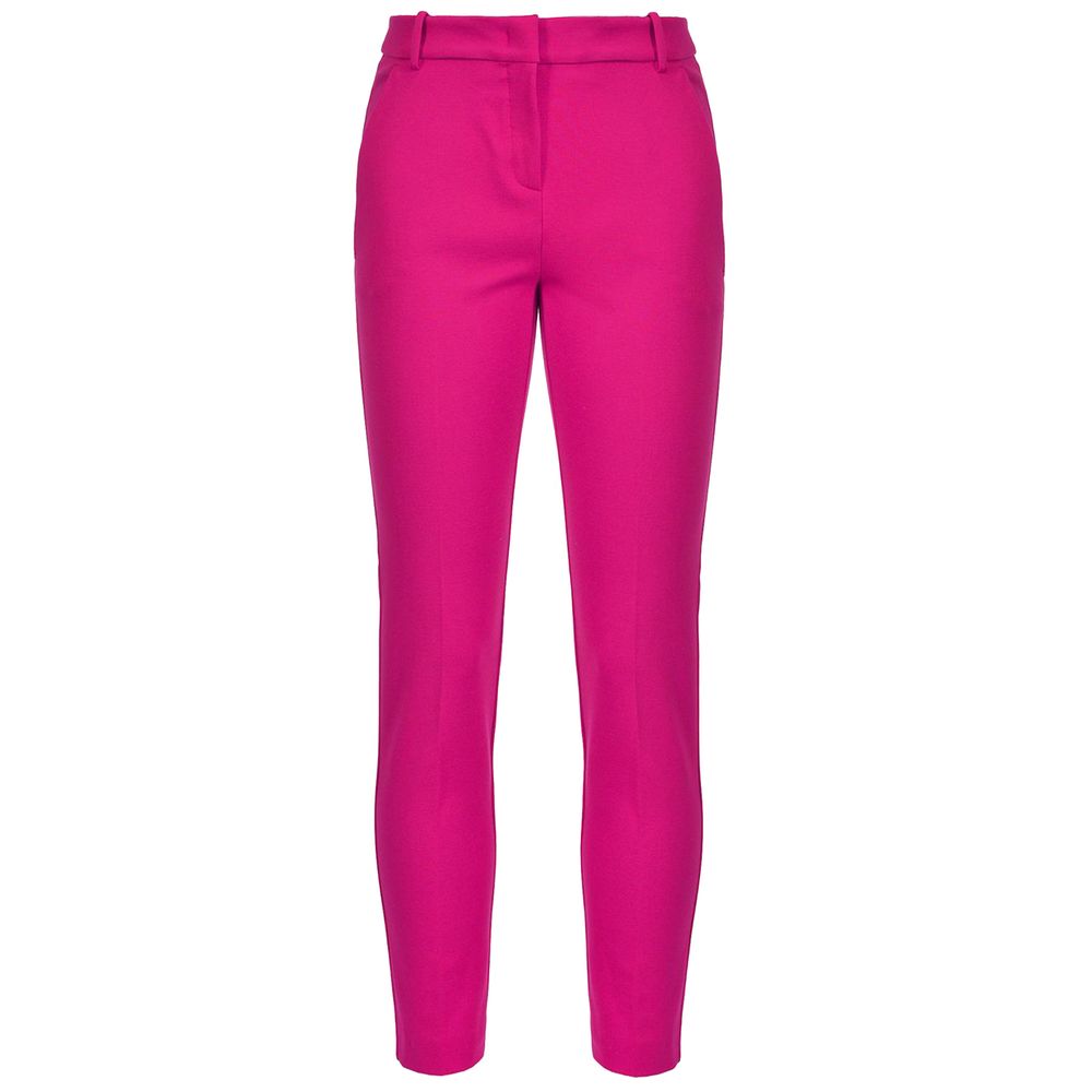 Fuchsia Viscose Jeans & Pant