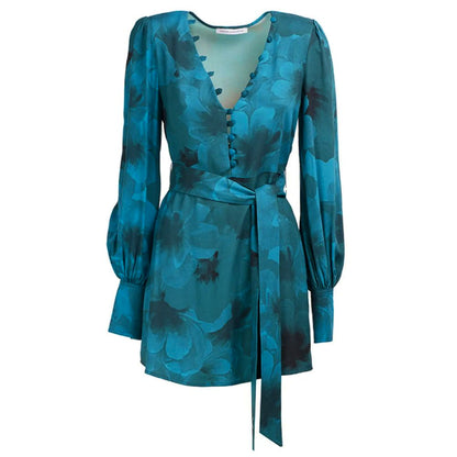 Blue Viscose Dress