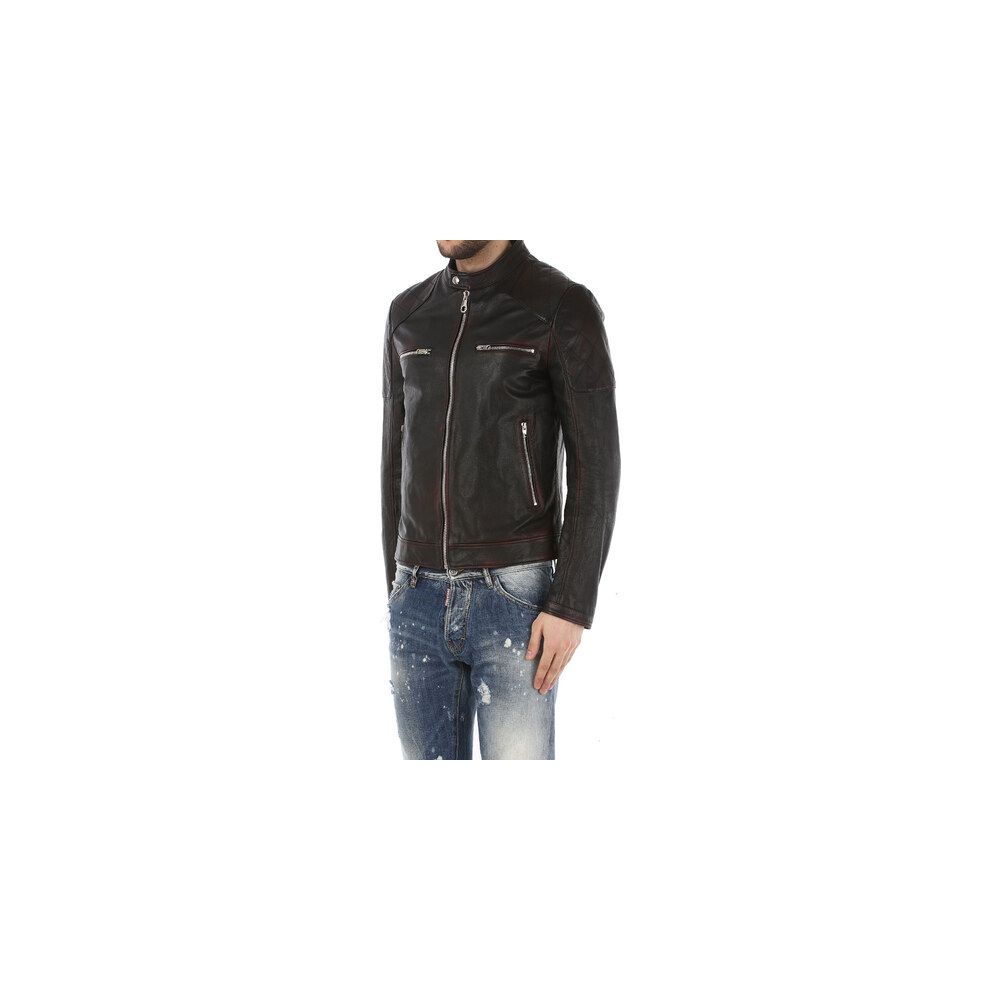 Black Leather Di Capra Jacket