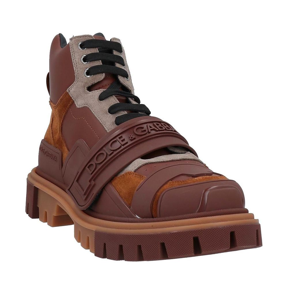 Brown Leather Di Calfskin Boot