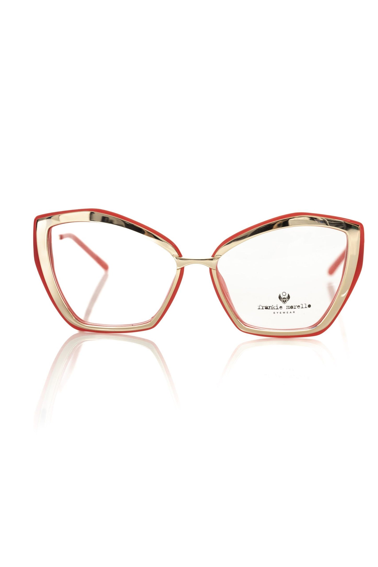 Chic Butterfly Gold and Coral Eyeglasses