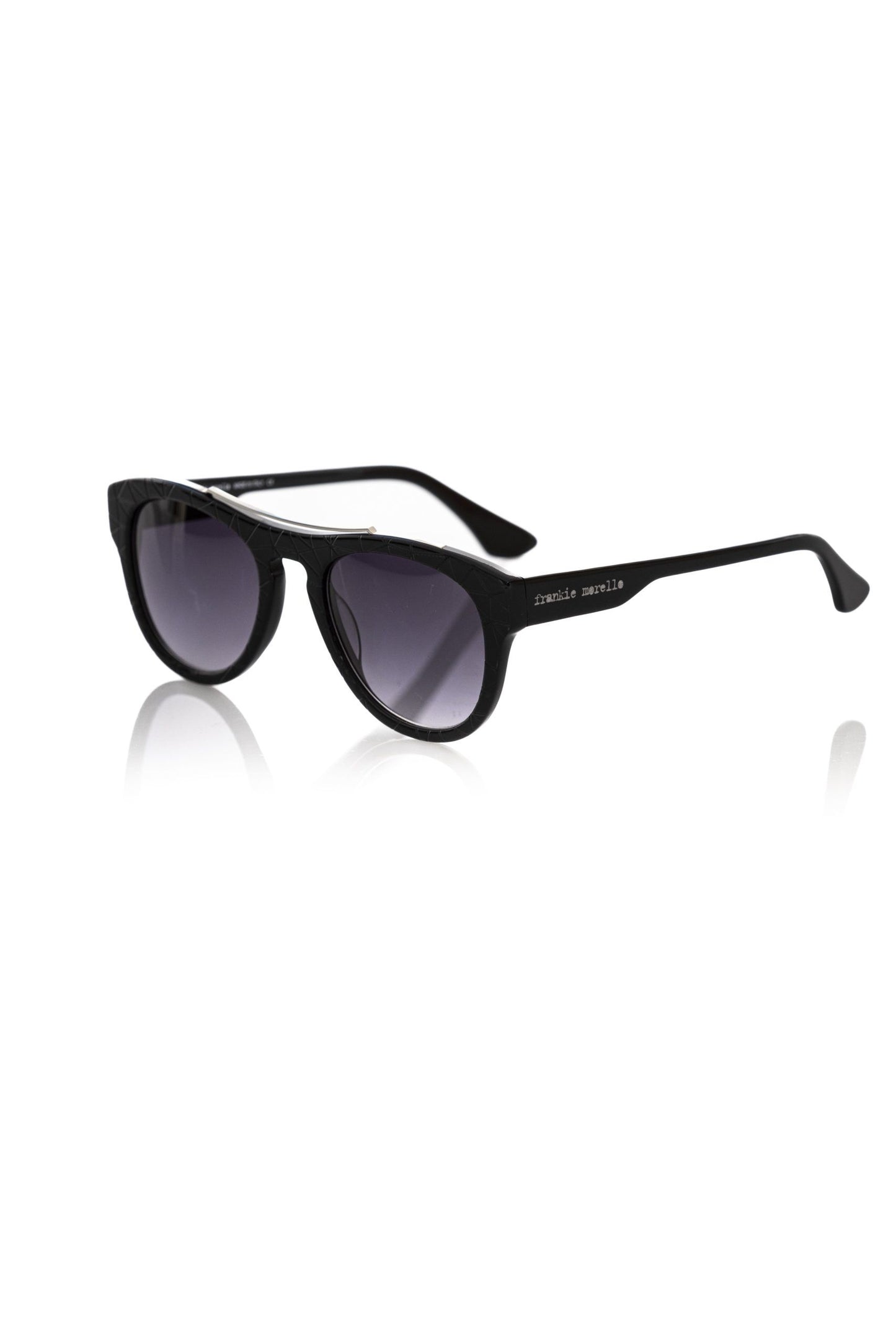 Chic Geometric Black Wayfarer Sunglasses