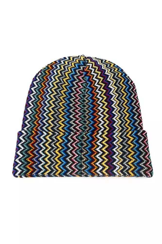 Geometric Fantasy Multicolor Wool Hat