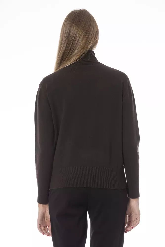 Elegant Wool-Cashmere Turtleneck Sweater