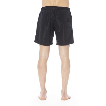 Black Polyester Swimwear