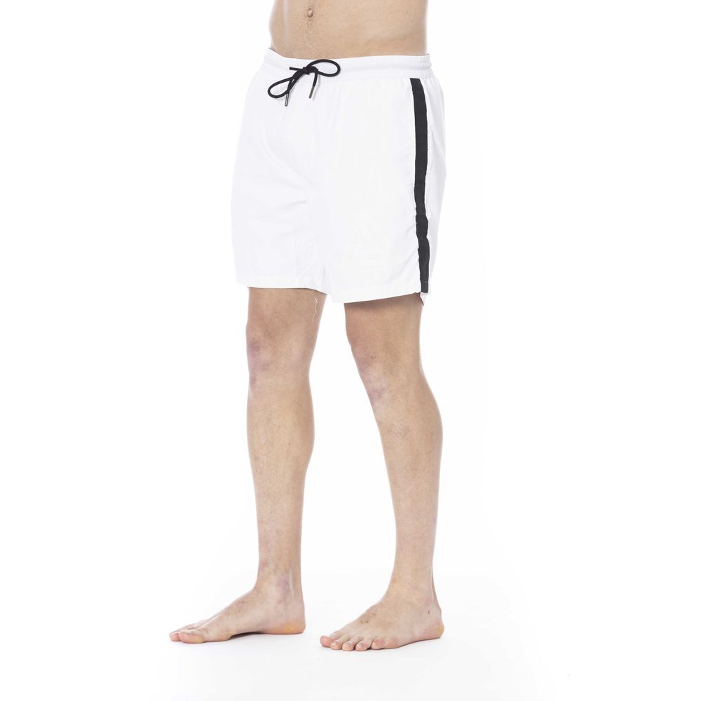 White Polyester Swimwear