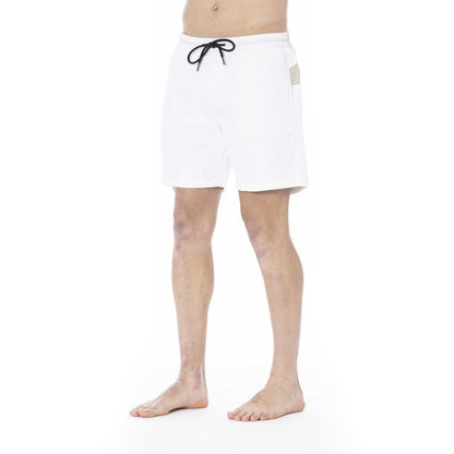 White Polyester Swimwear