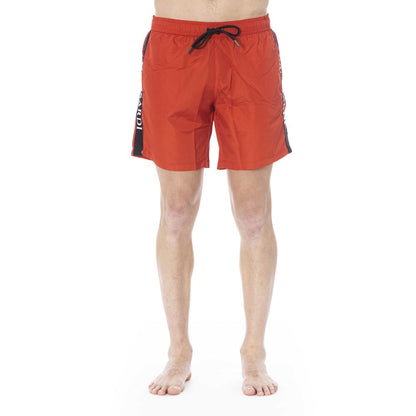 Red Polyester Swimwear
