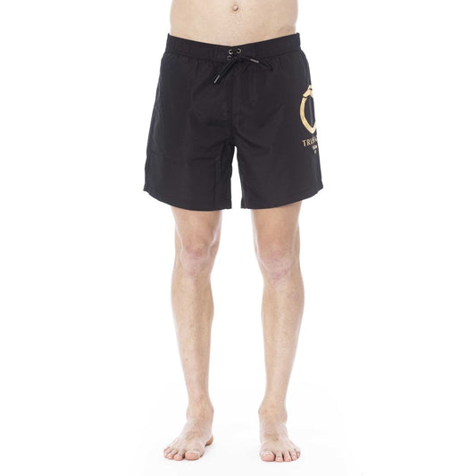 Black Polyester Swimwear