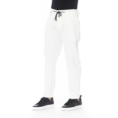 White Cotton Jeans & Pant