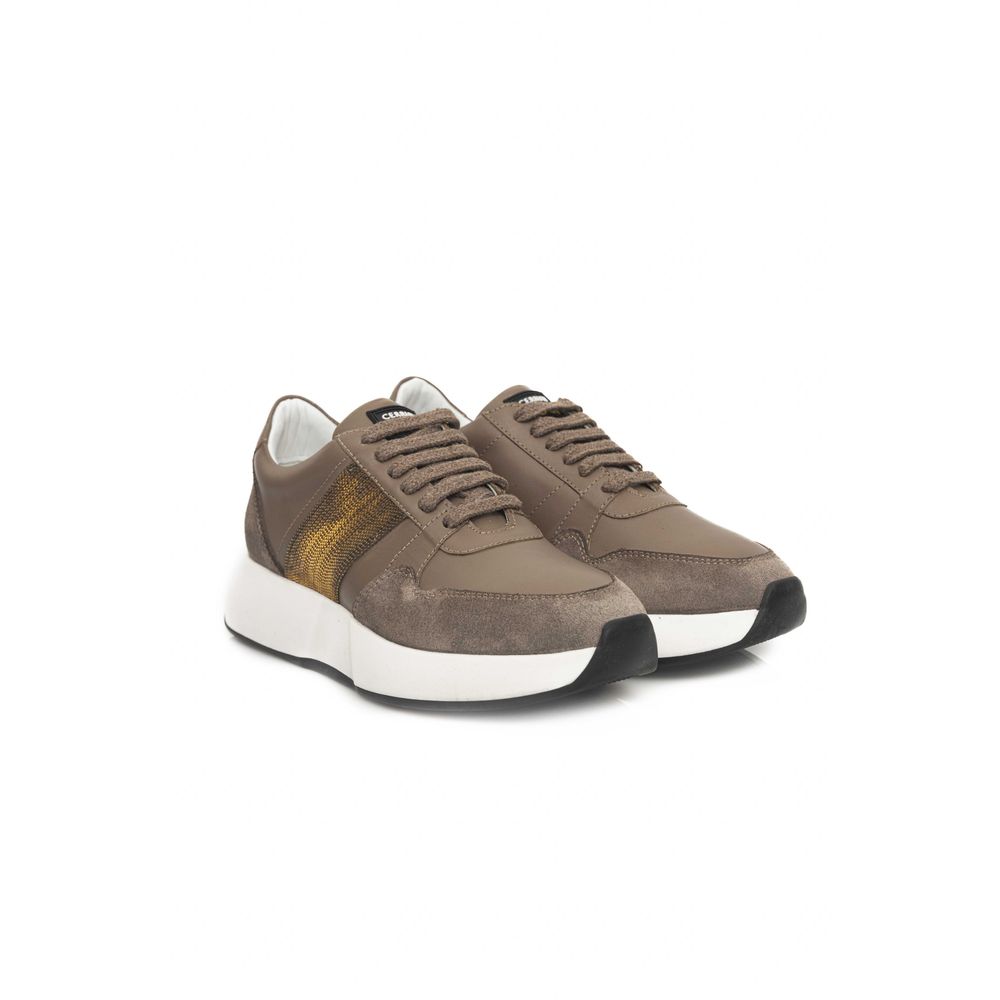 Beige COW Leather Sneaker