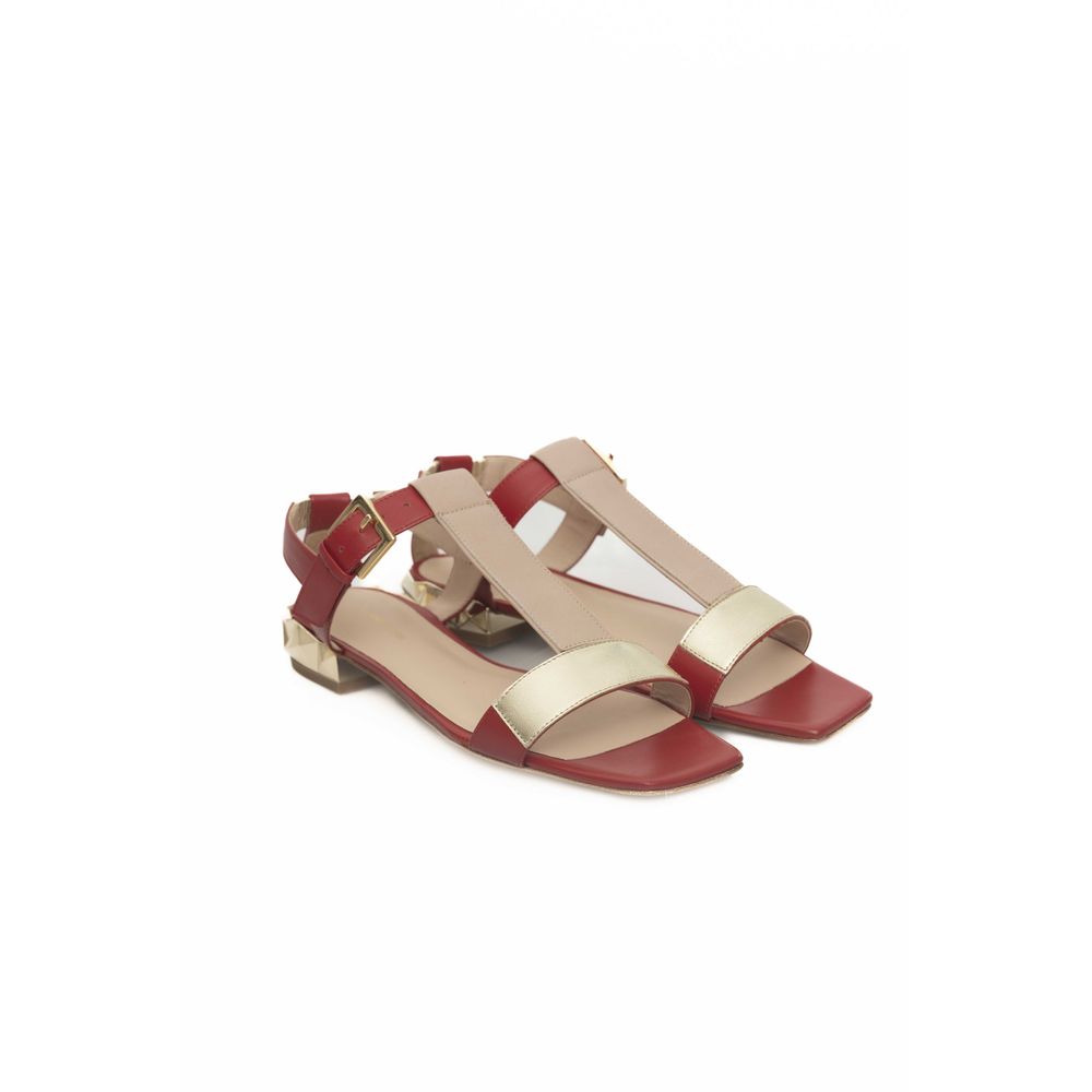 Red GOAT Leather Sandal
