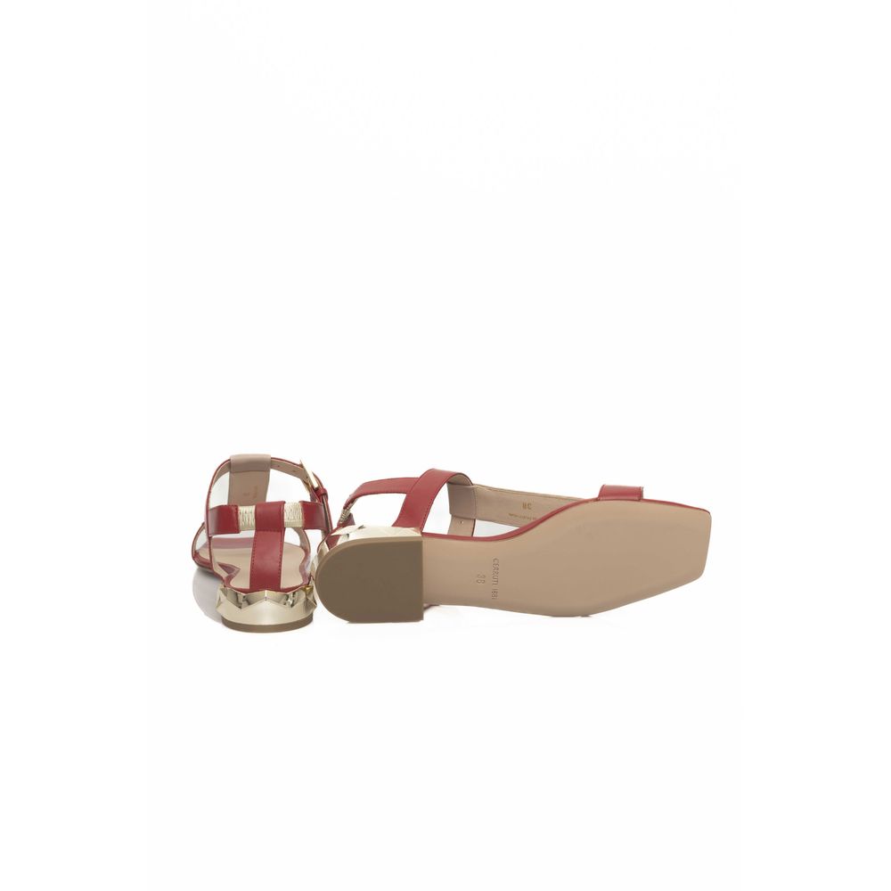 Red GOAT Leather Sandal