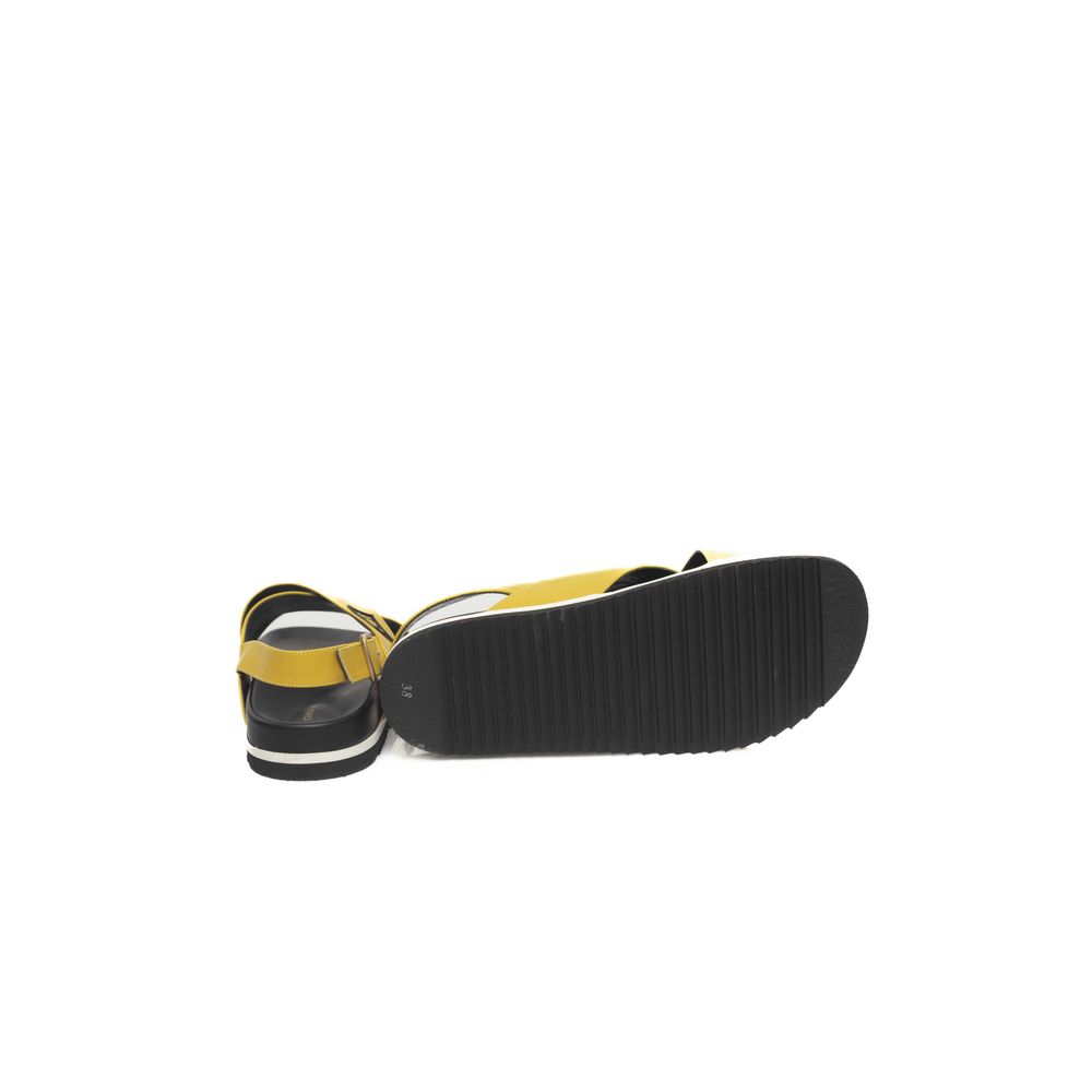 Yellow CALF Leather Sandal