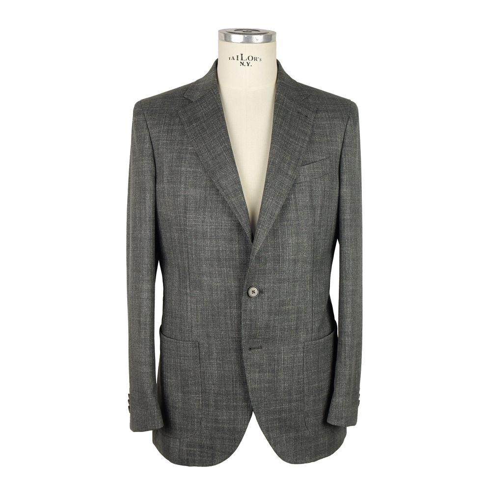 Elegant Summer Wool-Linen Men's Jacket