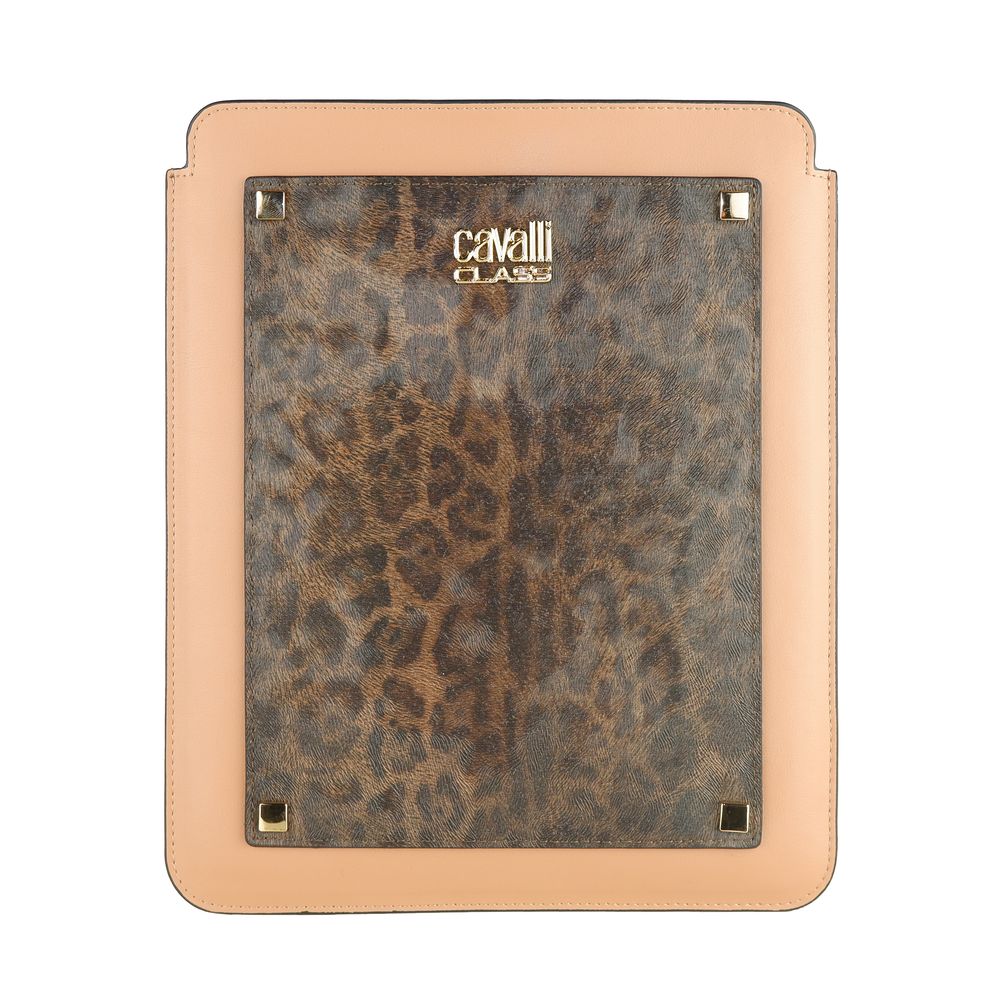 Chic Leopard Print Calfskin Tablet Case