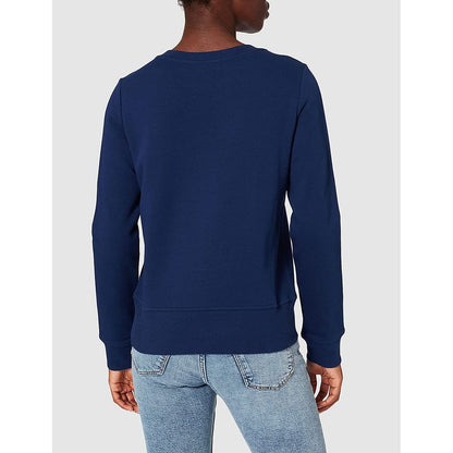 Chic Blue Emblem Sweatshirt