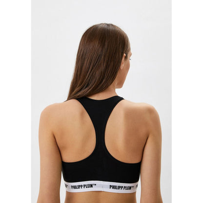 Chic Black Logo Thong Duo Pack