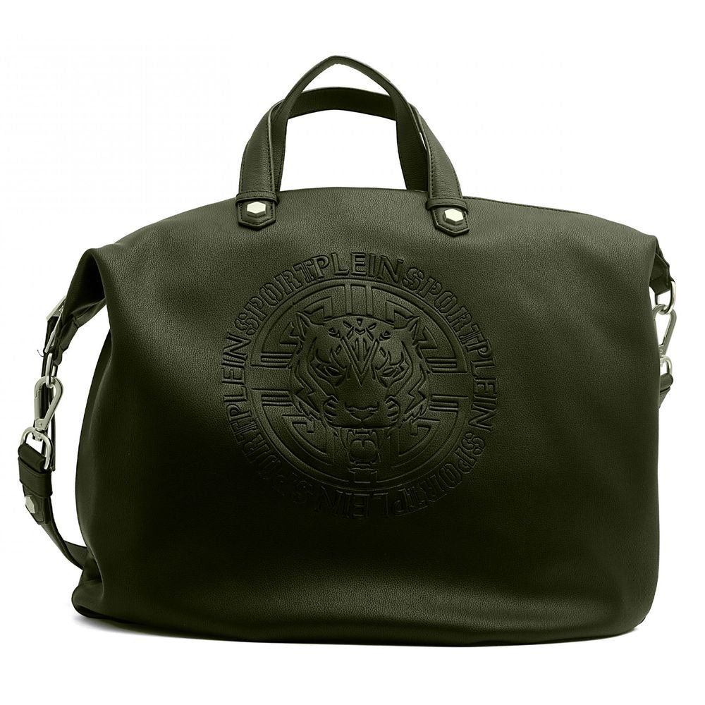 Chic Army Green Crossbody Shopper Bag