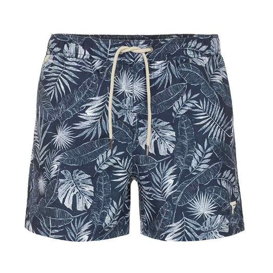 Chic Floral Motif Men's Boxer Swimwear