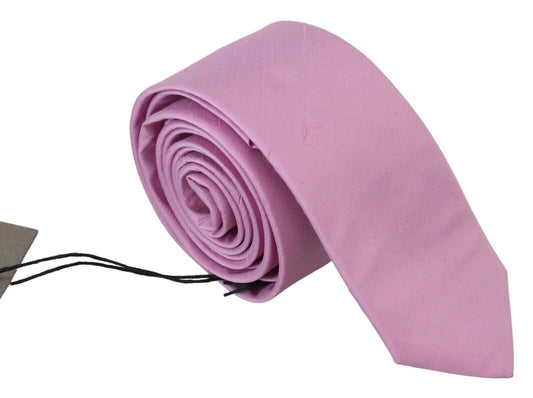 Elegant Silk Men's Tie in Pink