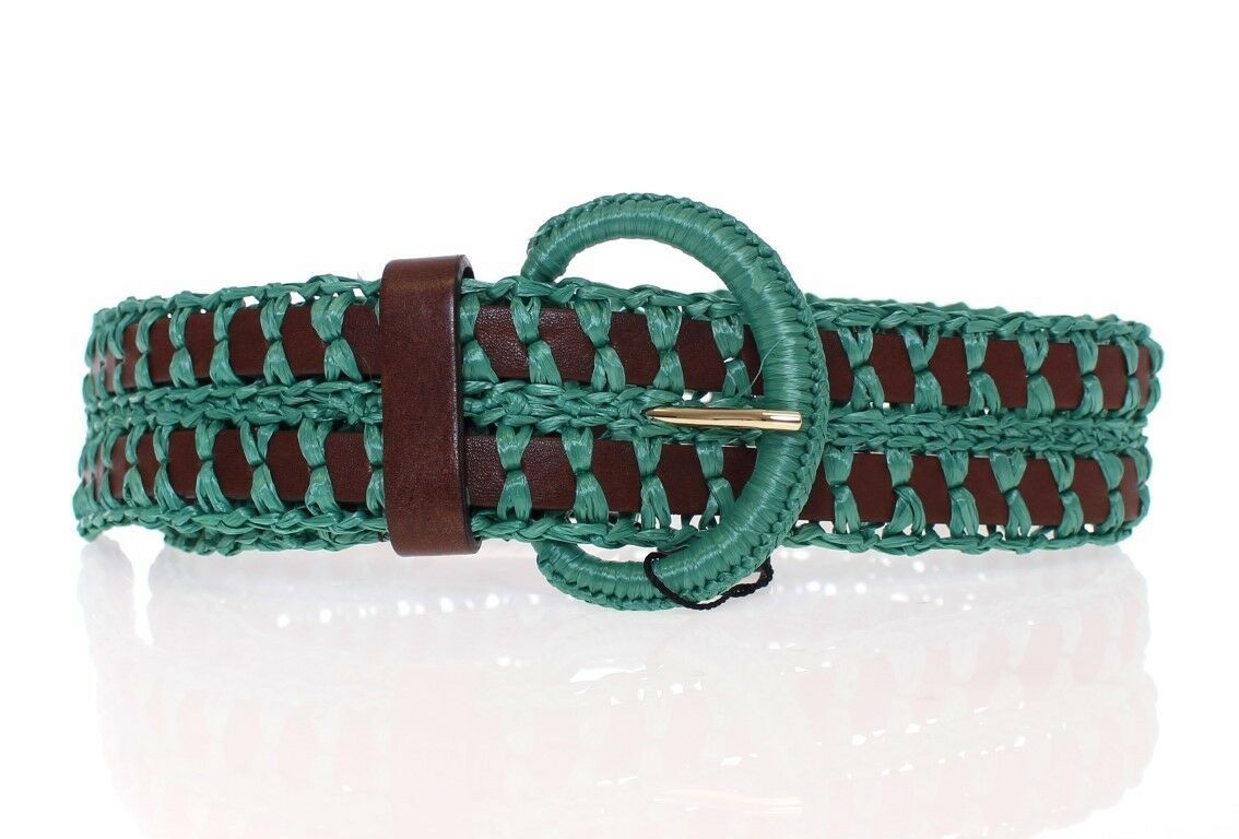 Enchanting Corset-Style Woven Raffia Belt