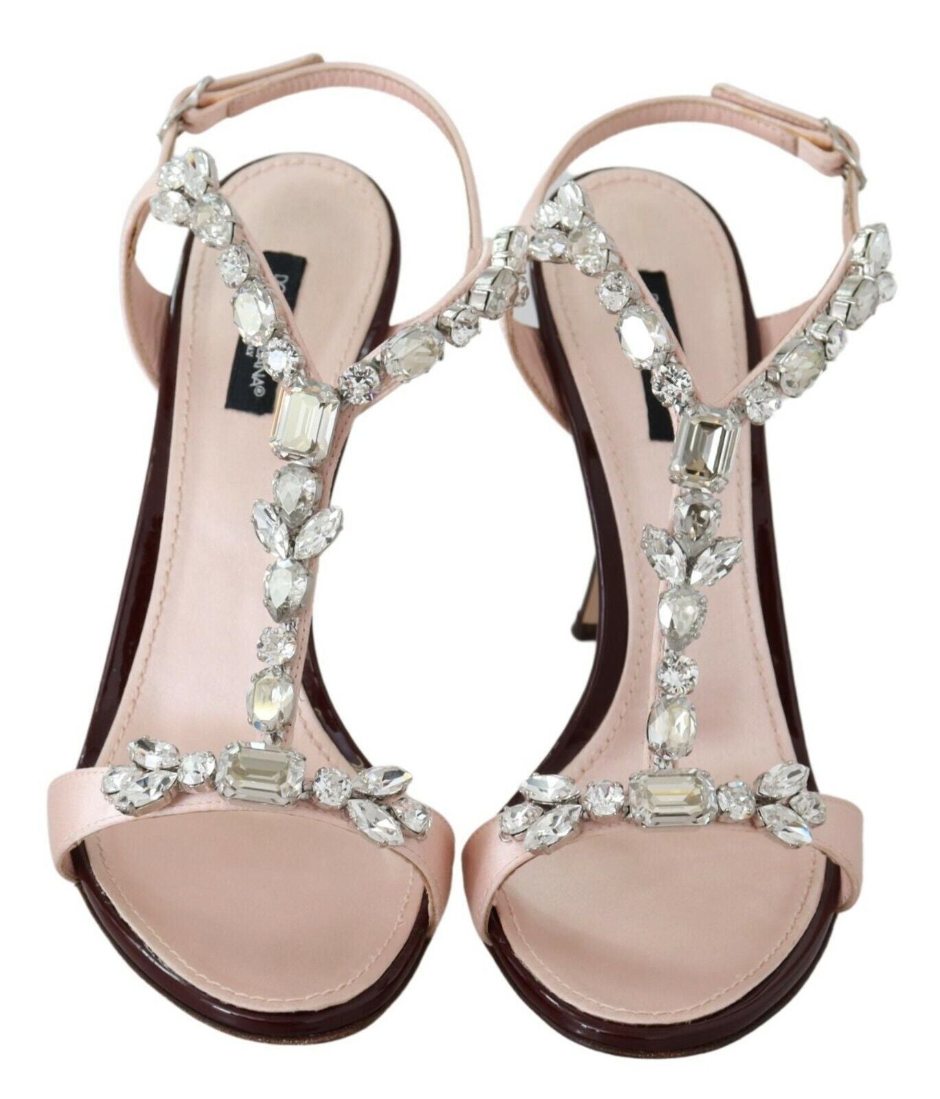 Crystal-Embellished Stiletto Sandals