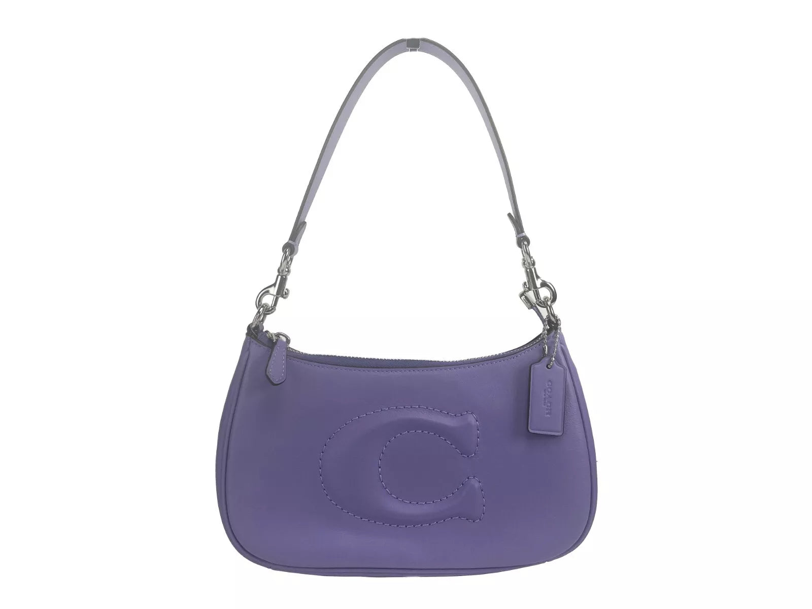 Teri Smooth Leather Crossbody Bag Purse Purple