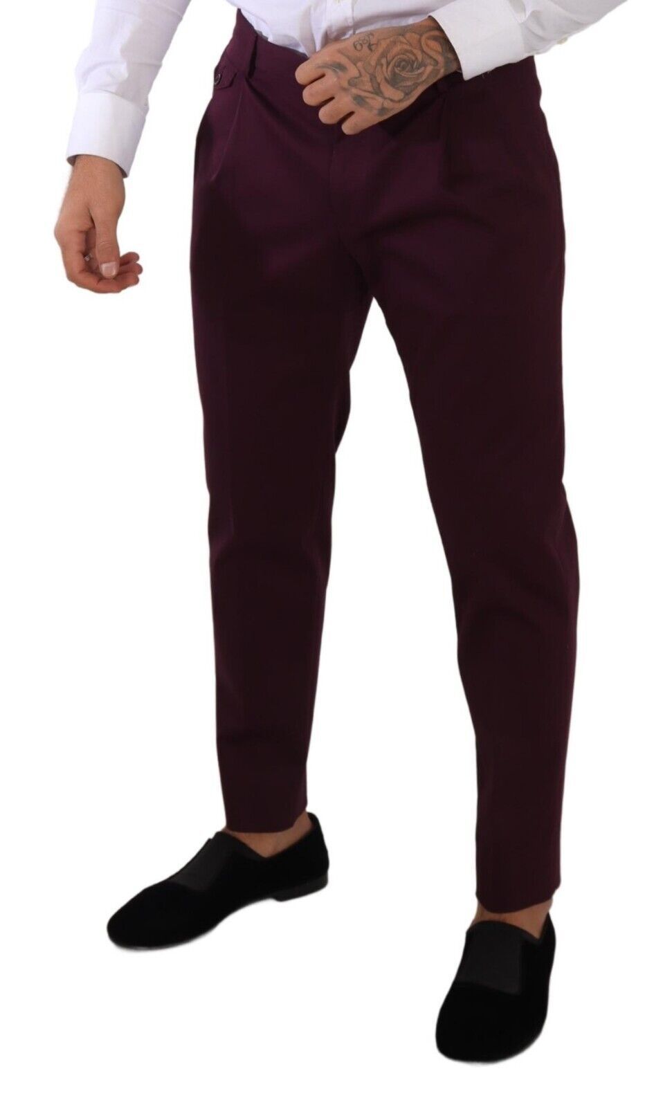 Elegant Purple Chinos for the Modern Man
