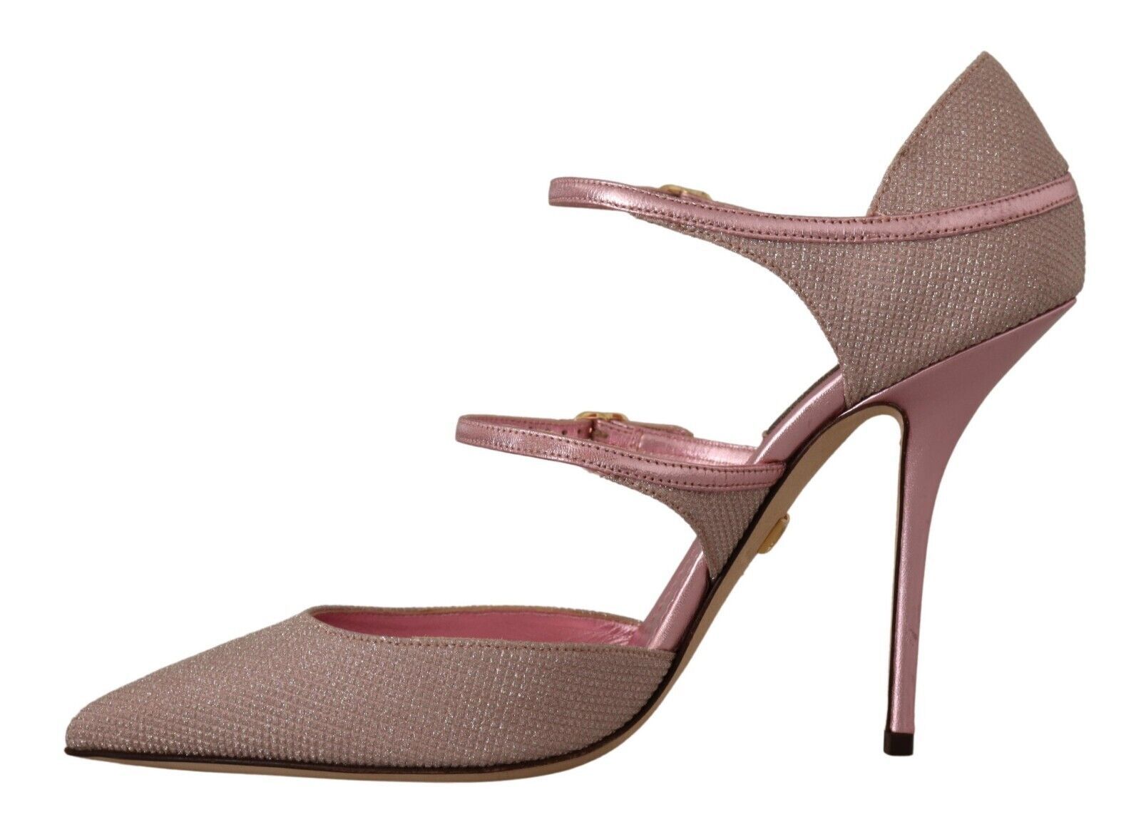 Pink Glitter High Heel Sandals