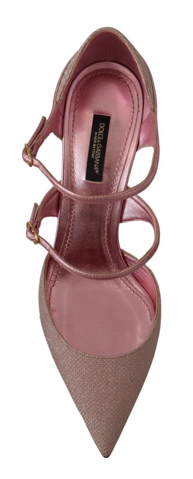 Pink Glitter High Heel Sandals