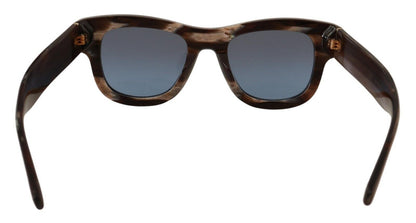 Elegant Brown & Blue Gradient Sunglasses