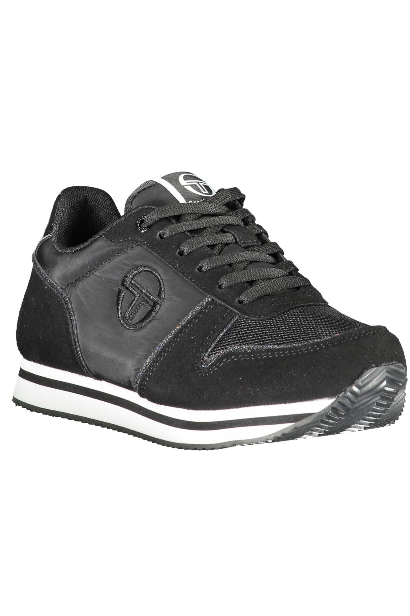 Elegant Contrasting Laced Sports Sneakers