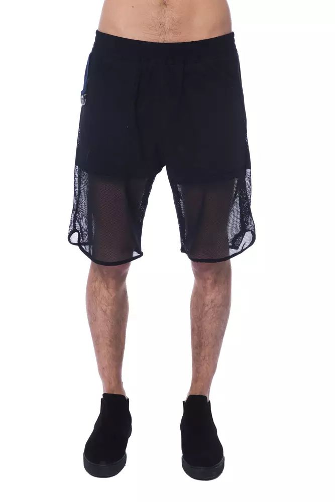 Elevate Your Style with Chic Transparent-Panel Shorts