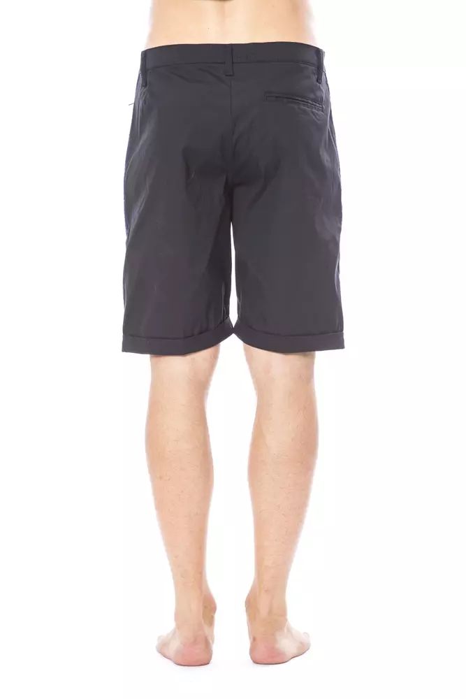 Sleek Black Casual Shorts for Men