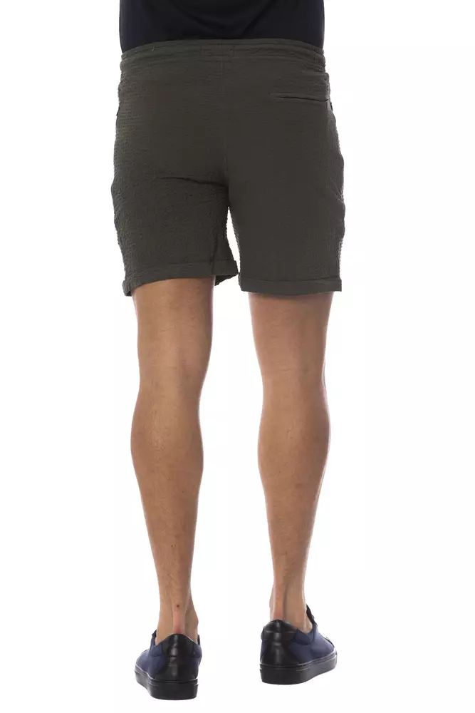 Chic Army Casual Shorts for Men