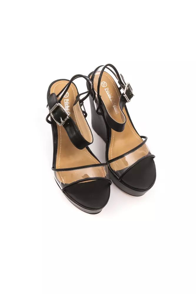 Elevate Your Look with Chic Transparent Wedge Sandals