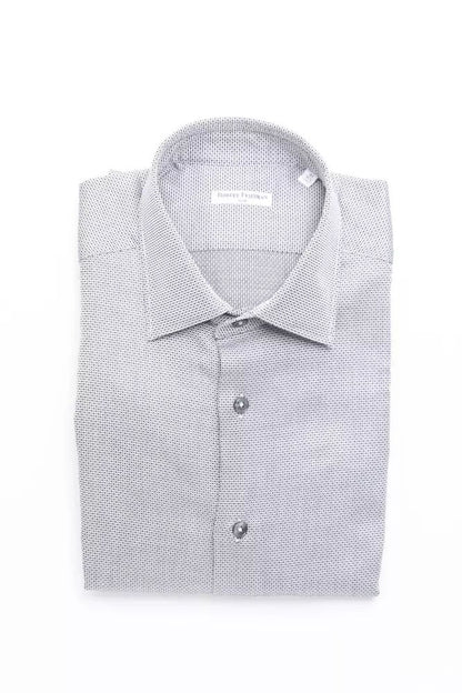 Beige Medium Slim Collar Men's Shirt