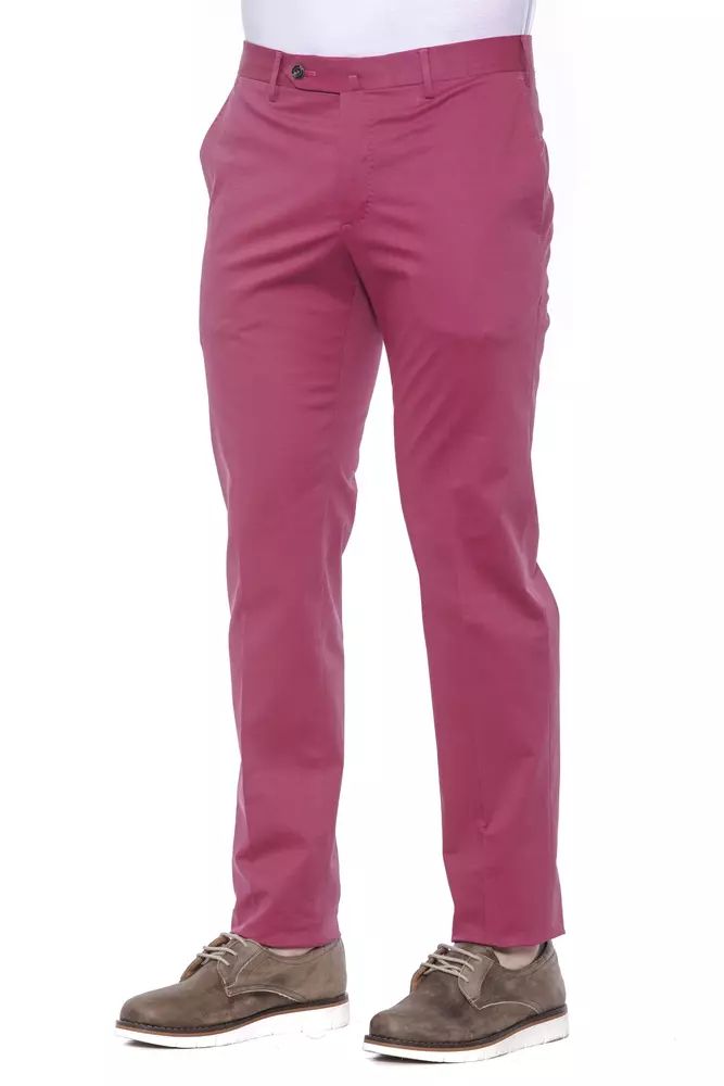 Fuchsia PT Torino Men's Fashion Trousers