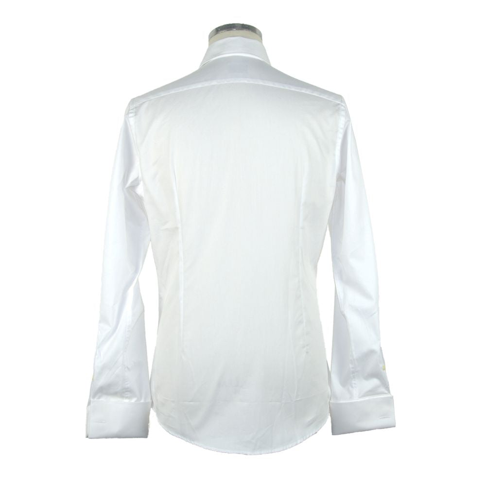 Elegant Ceremony White Cotton Shirt