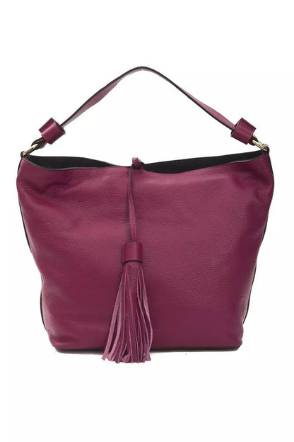 Elegant Burgundy Leather Shoulder Bag