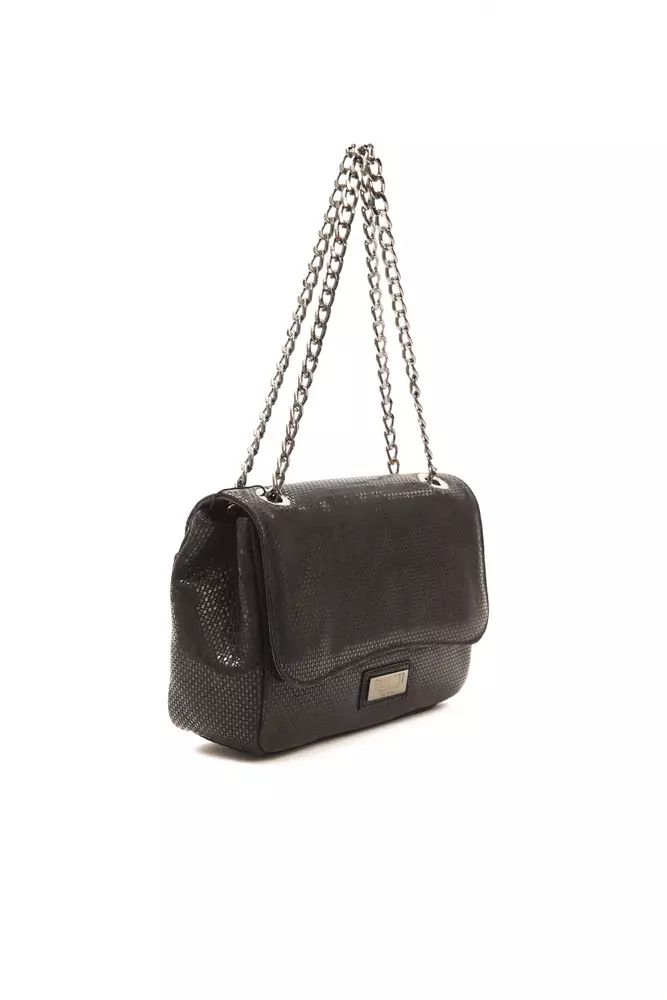 Elegant Black Leather Crossbody Bag