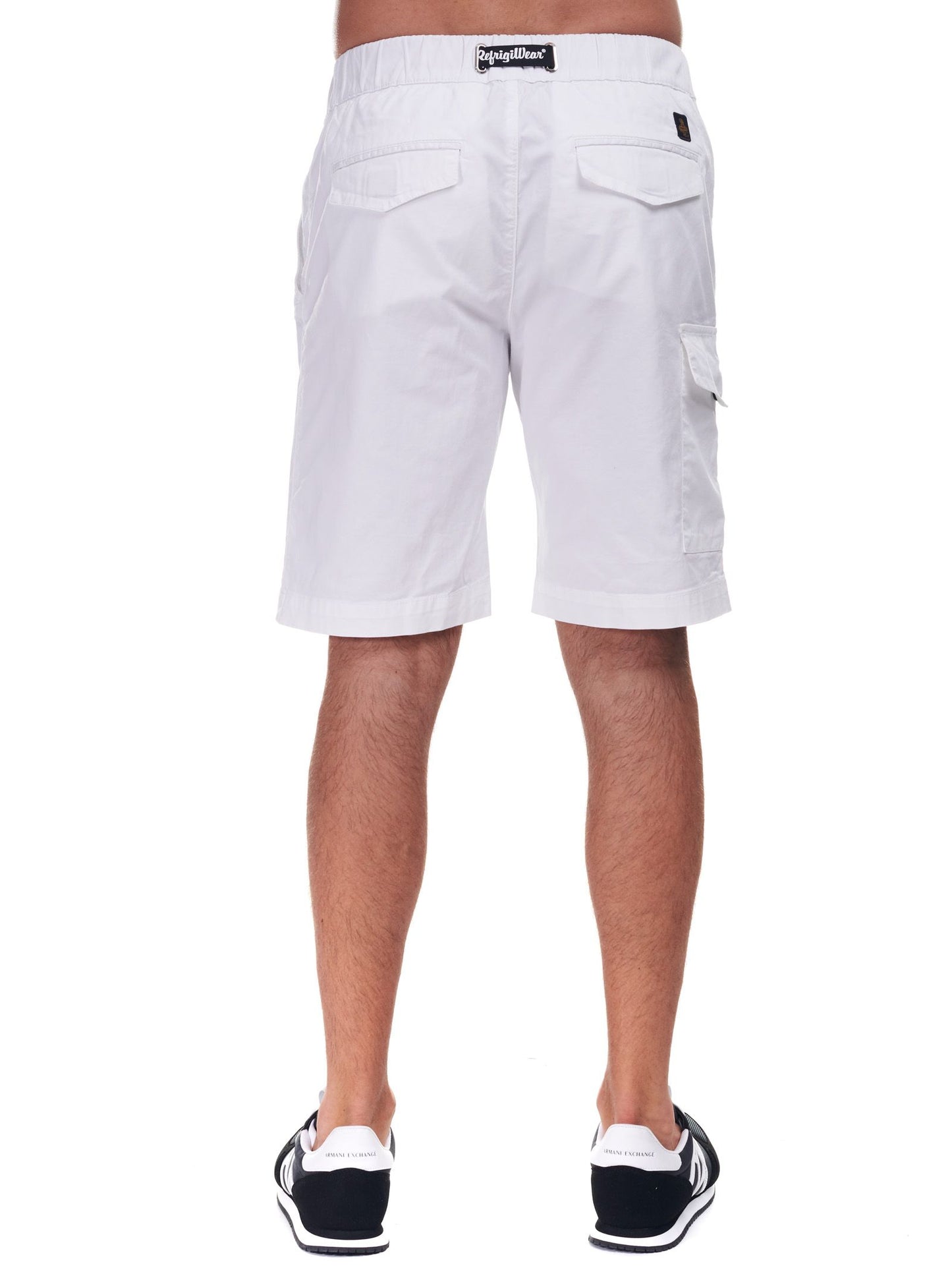 Summertime Elegance White Cotton Shorts