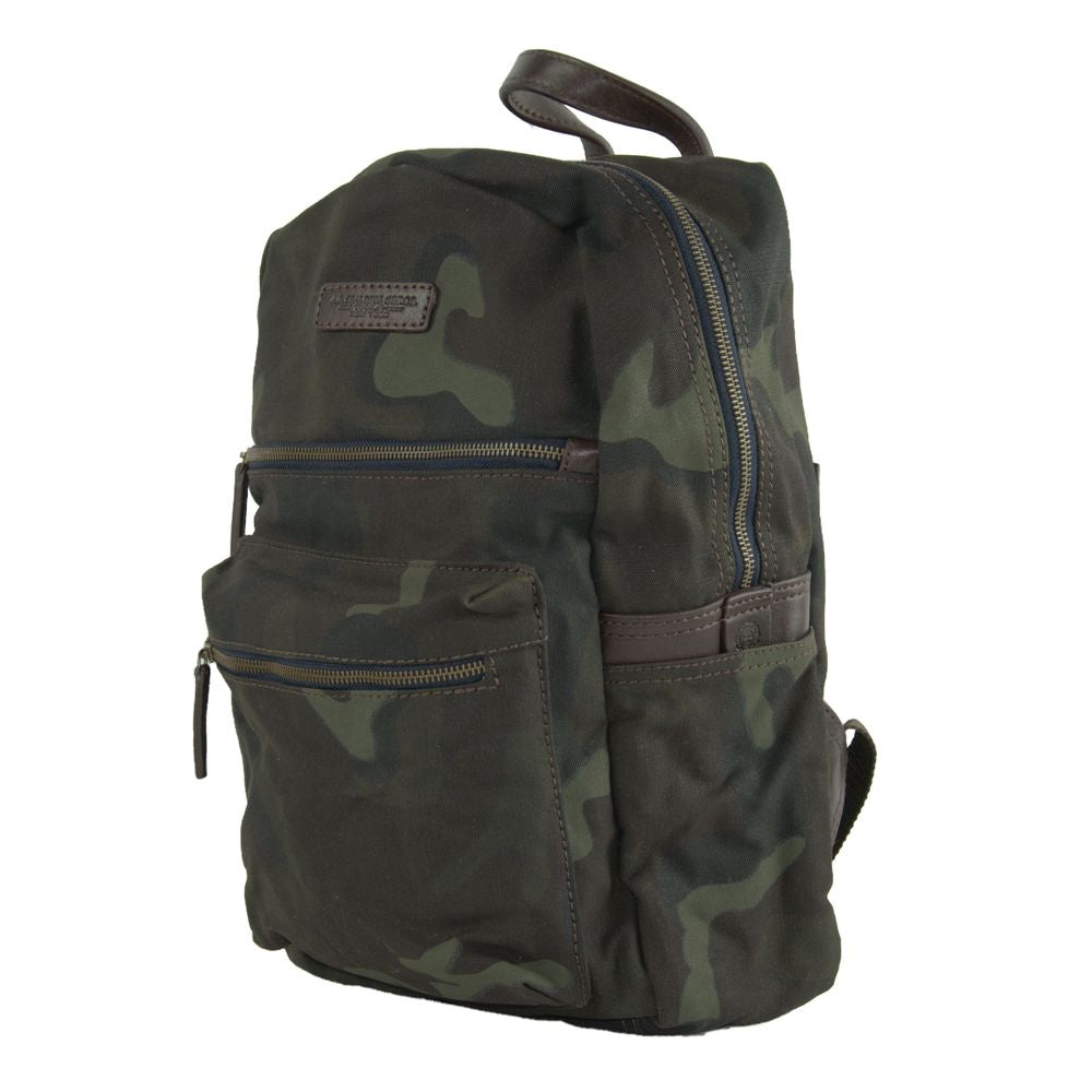 Chic Camouflage Round Backpack