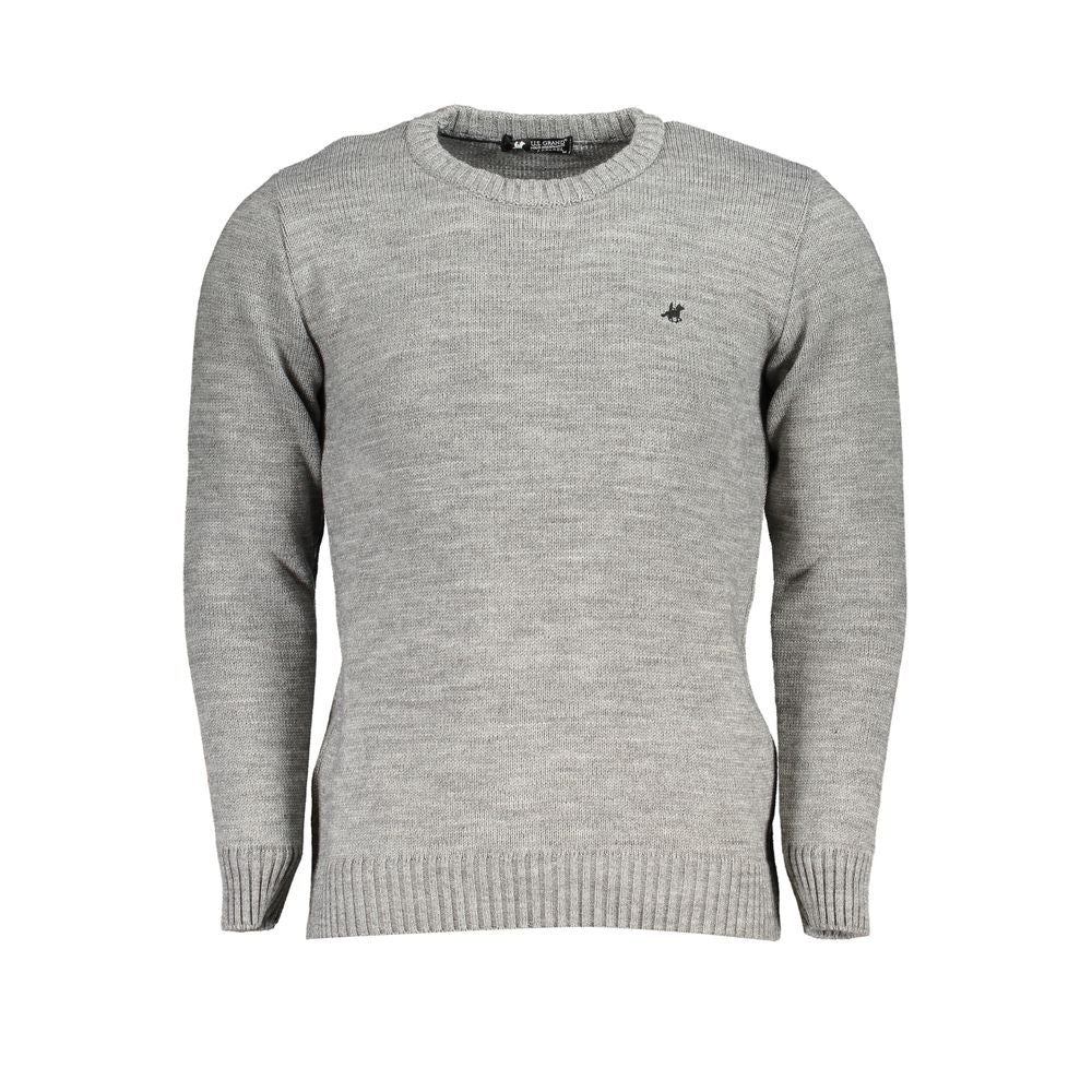 Gray Fabric Sweater