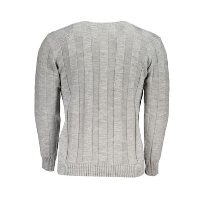 Gray Fabric Sweater