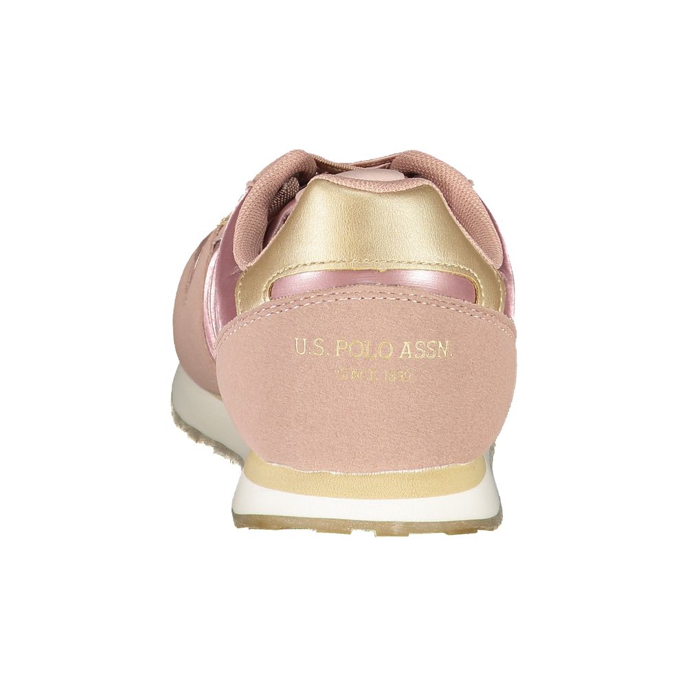 Pink Polyester Sneaker